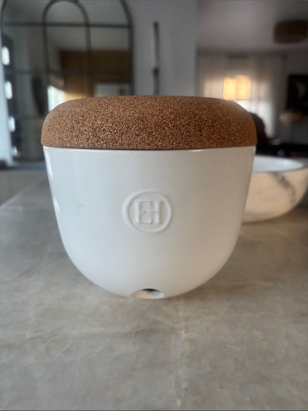 Emile Henry French Ceramic Garlic Pot
